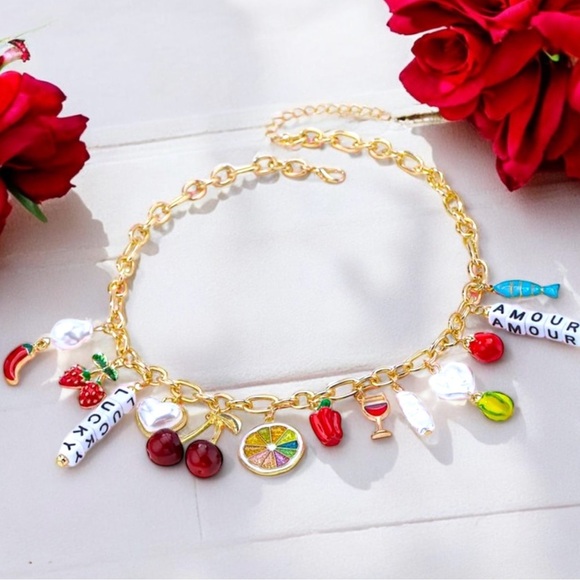 Jewelry - Lucky in Love Charm Necklace